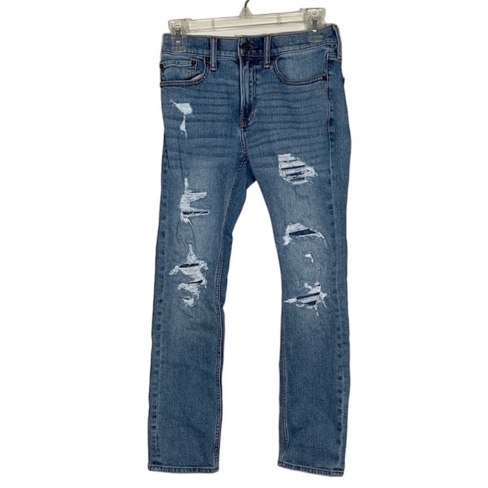 Abercrombie 1892 Kids Skinny Jeans Color Blue Size 13/14